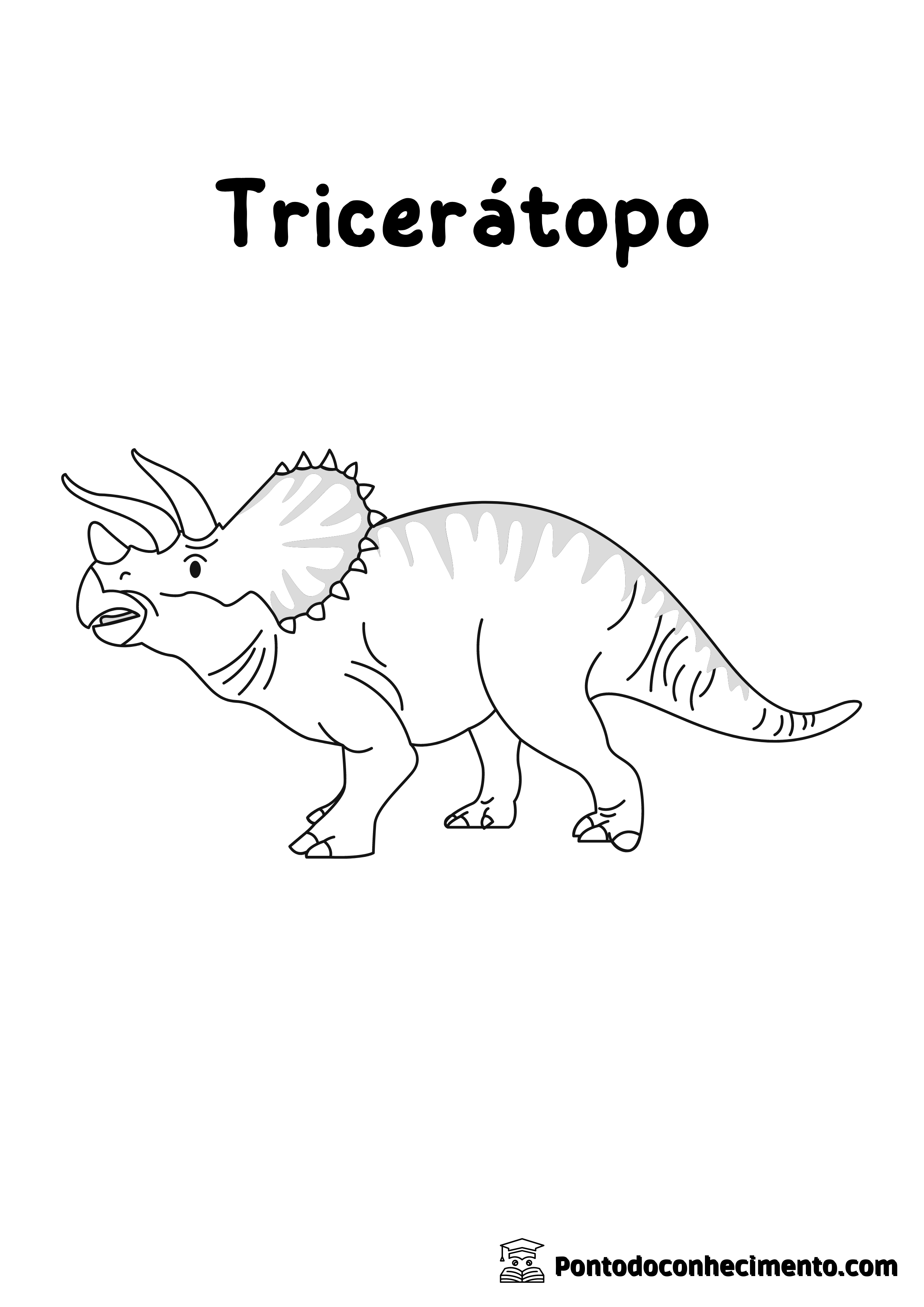 Desenhos de dinosaur para colorir