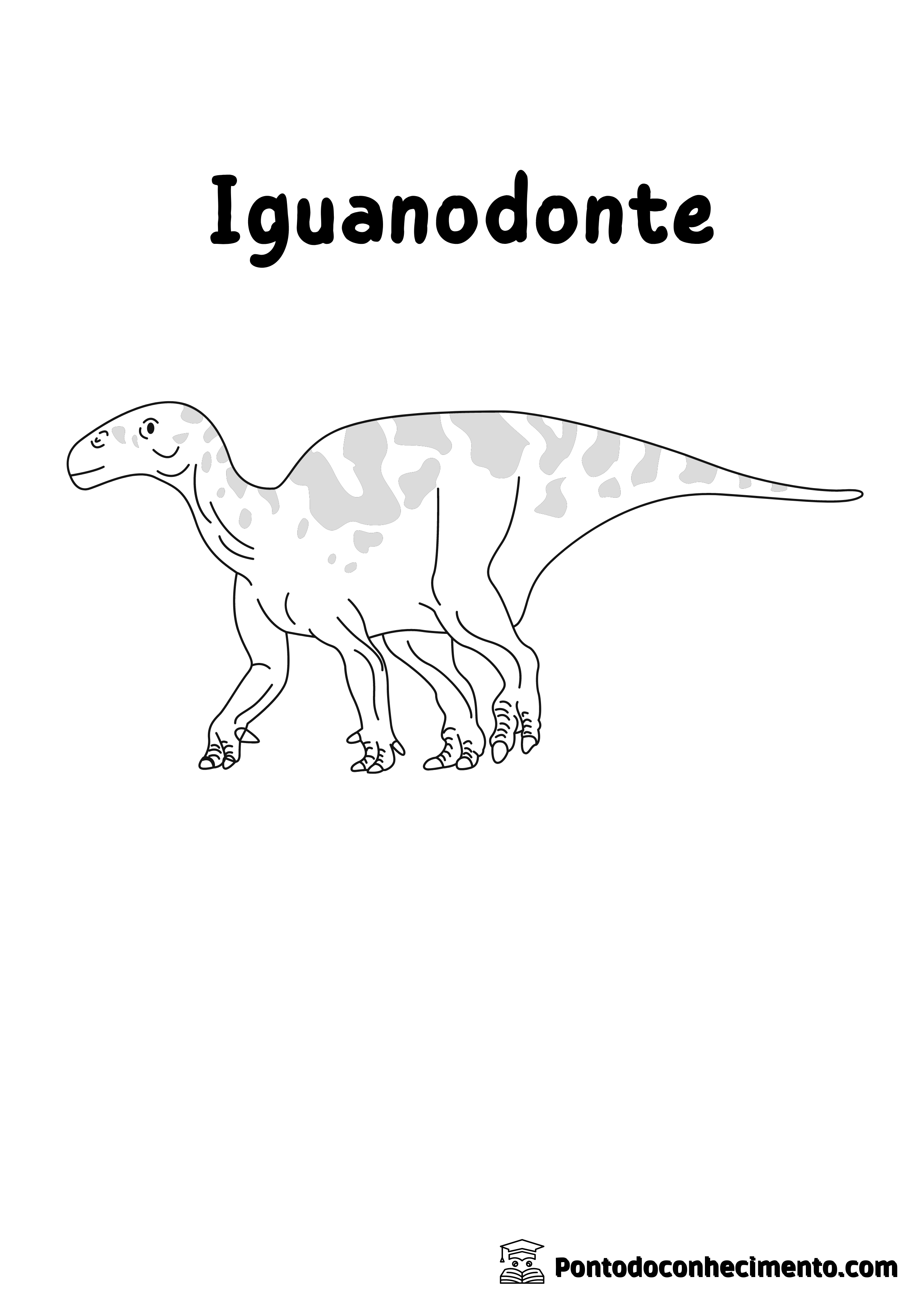 Desenhos de Dinossauros para imprimir e colorir - Só Atividades