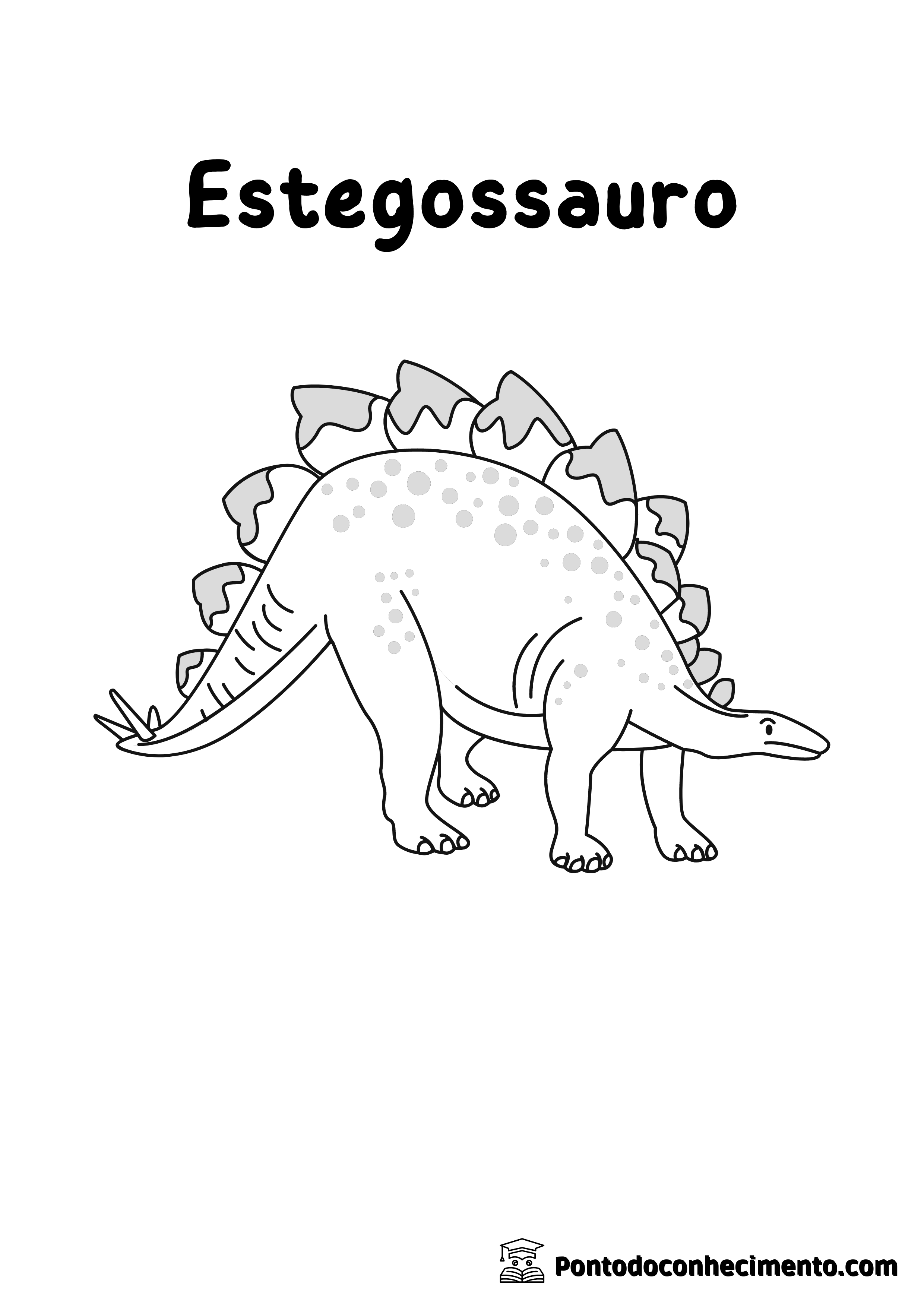 Desenho Para Colorir luta entre t-rex e estegossauro - Imagens