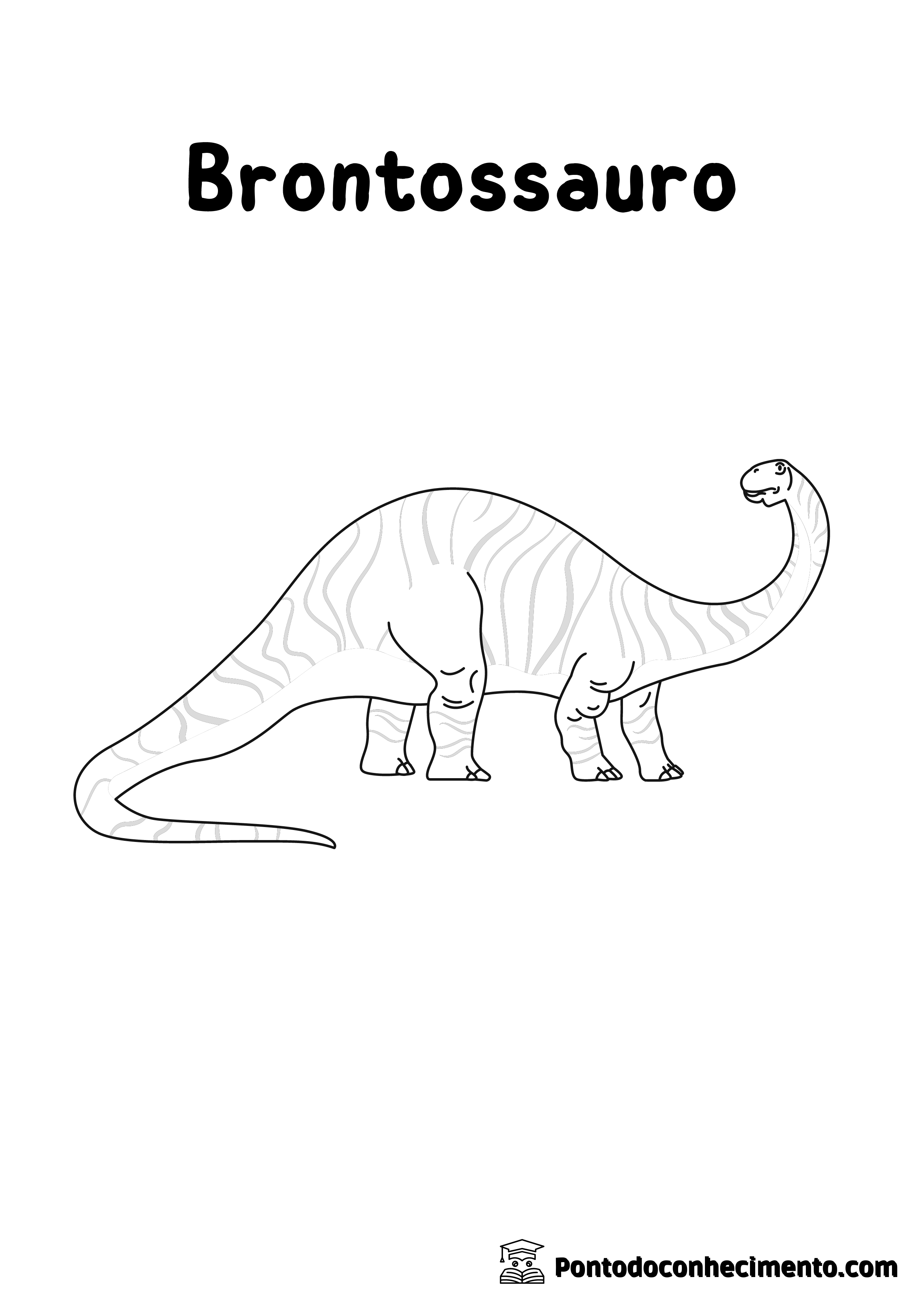 Desenho Para Colorir desenhos de dinossauros - Imagens Grátis Para