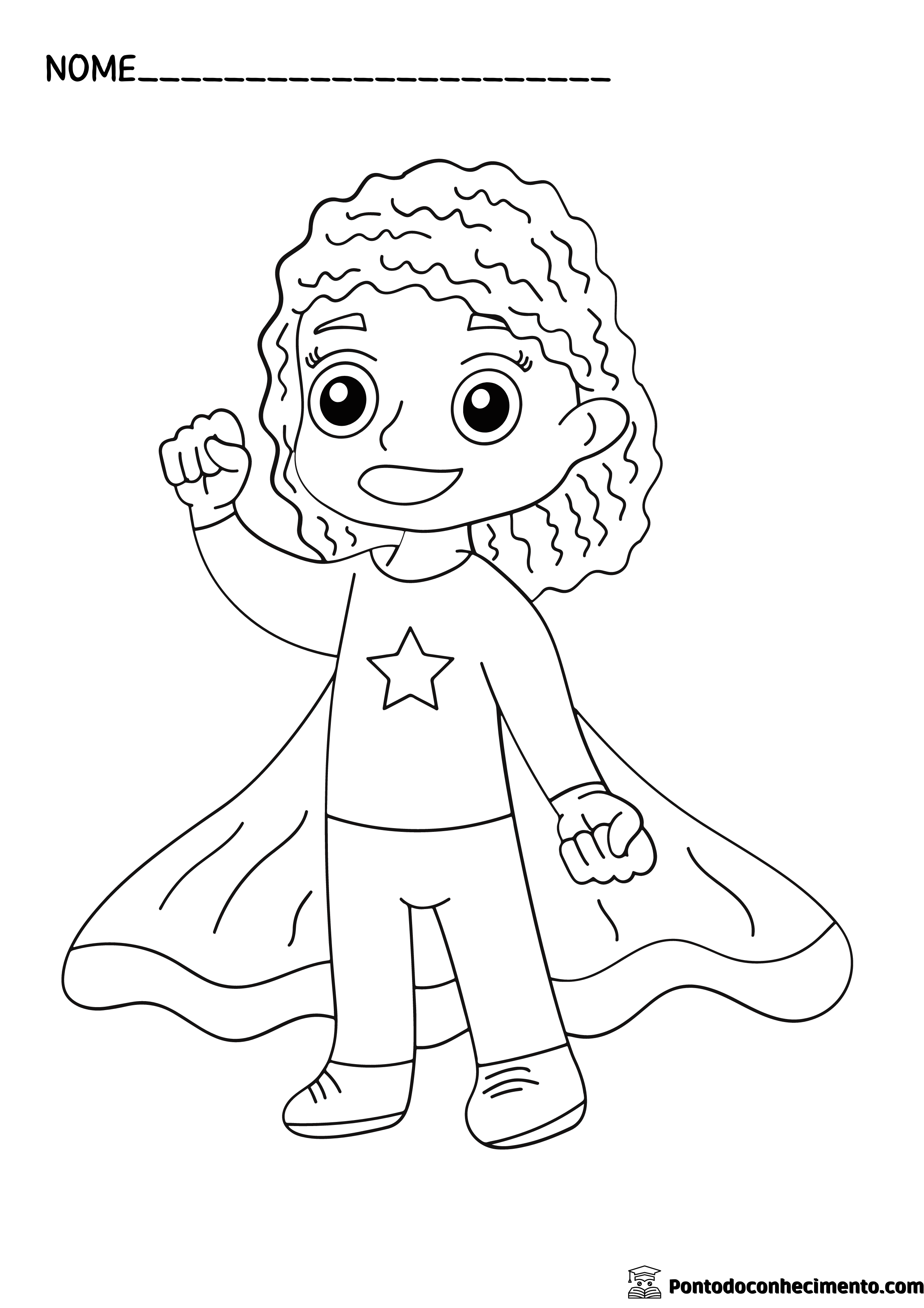 Desenho Kawaii Para Colorir - Desenho Imprimir PDF e Colorir