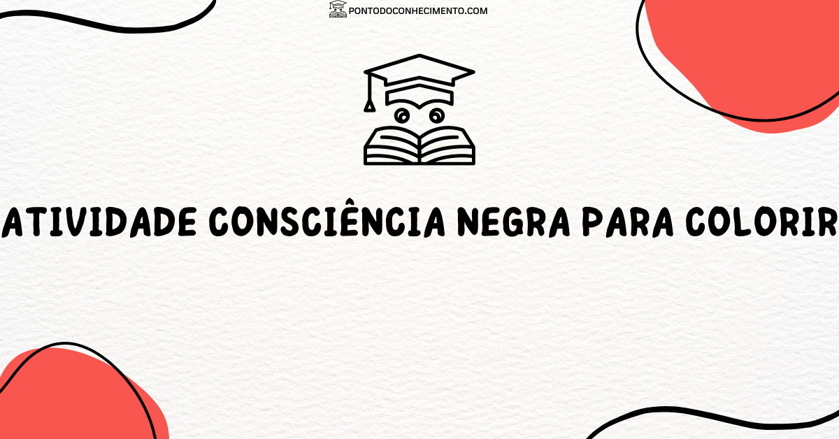 Atividades com os desenhos da Consciência Negra