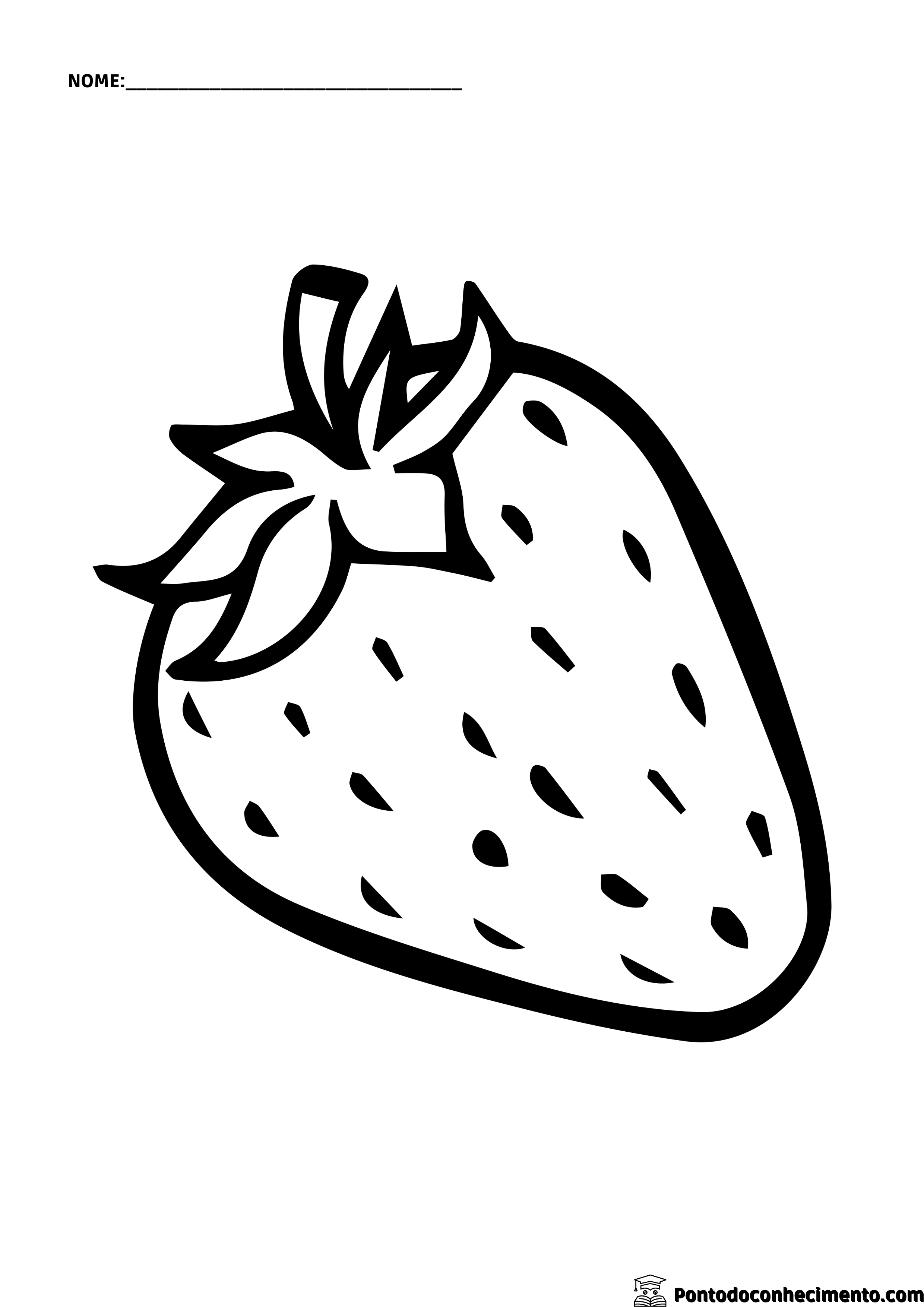 Ilustrações para colorir de Frutas e Hortaliças 02