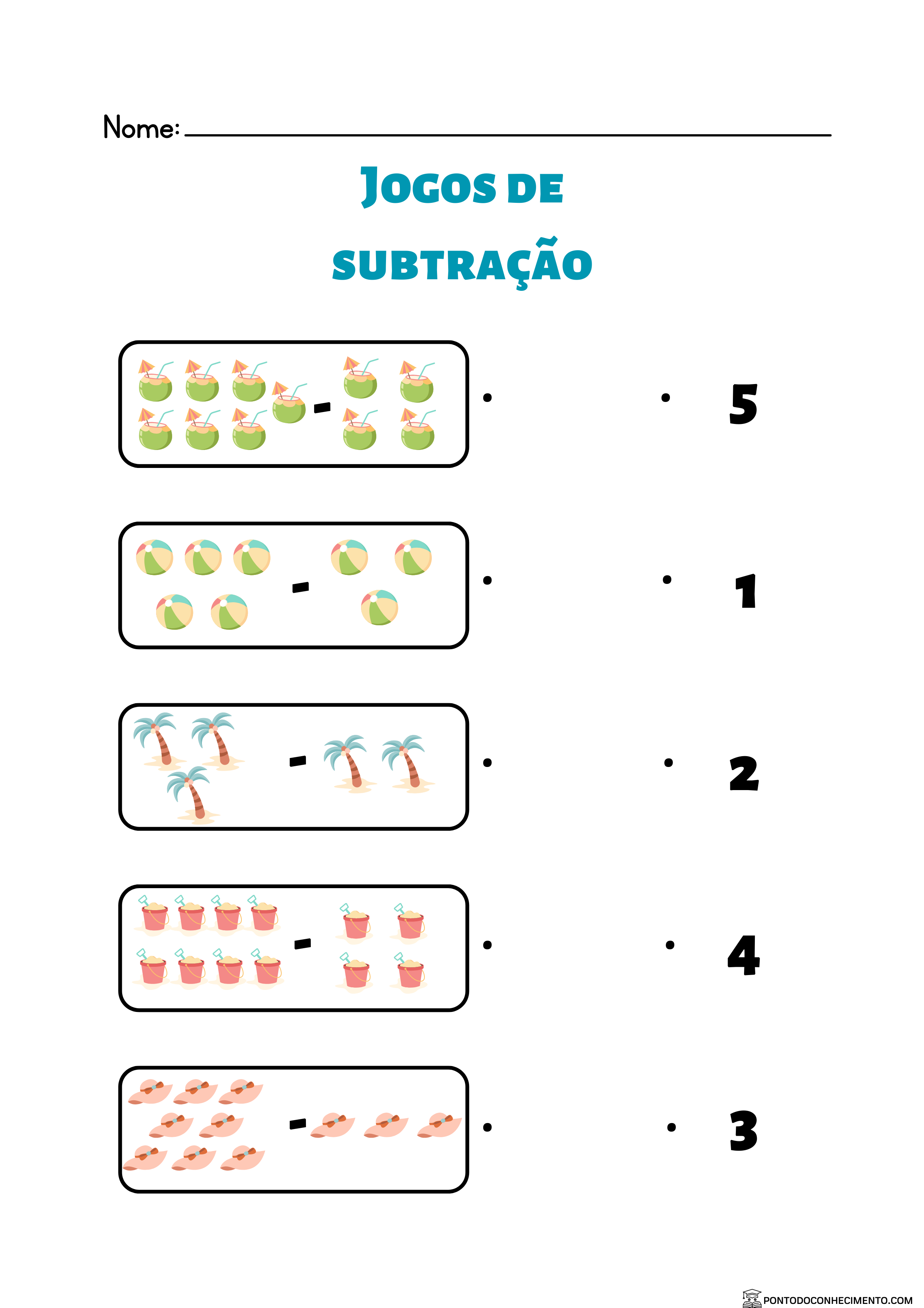 Jogos de Matemática - 1º Ano