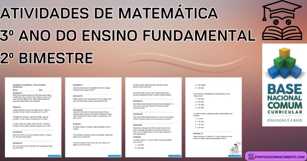 Arquivo De Atividades De Matem Tica Bimestre Do Ano Do Ensino