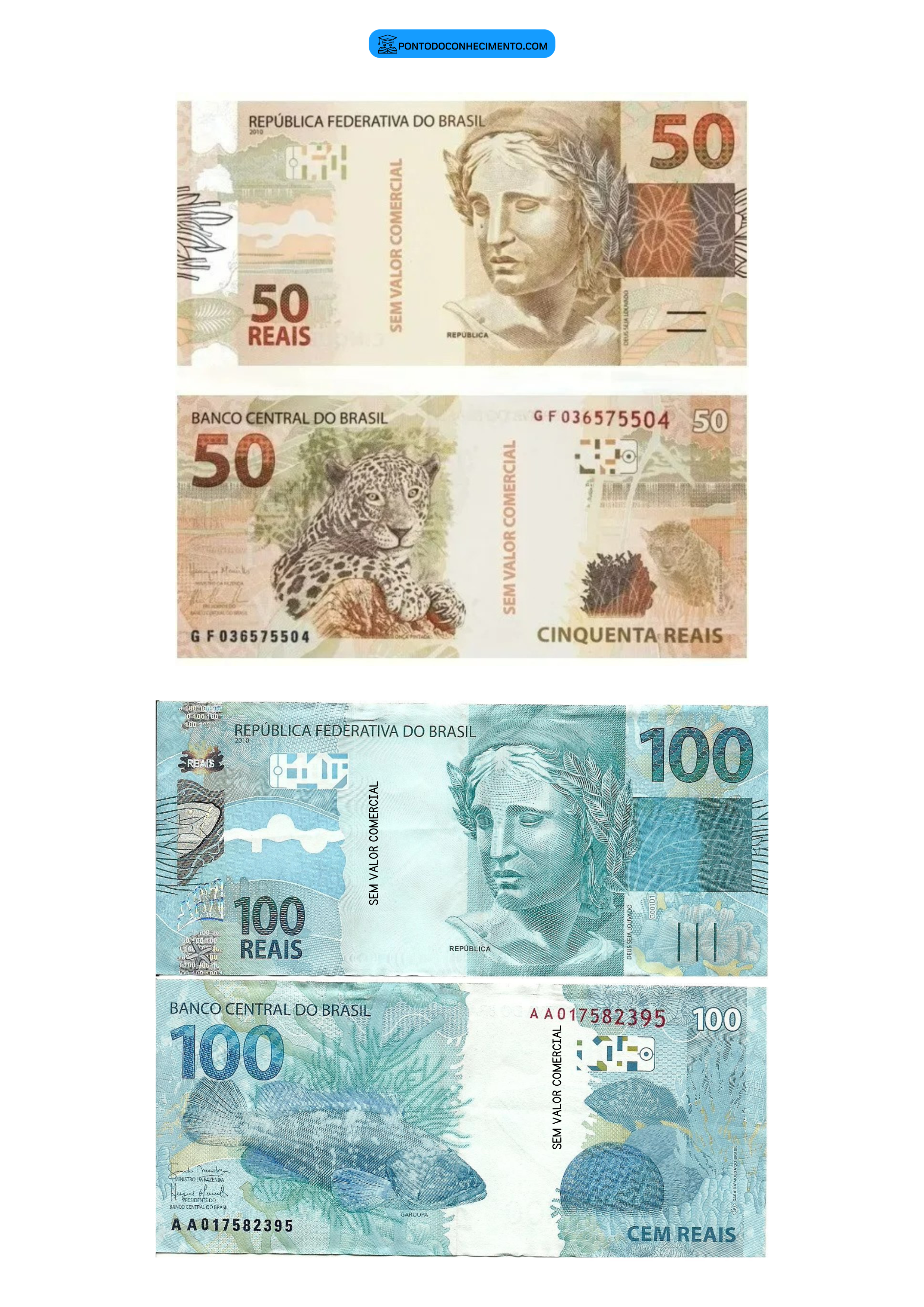 Cédulas e moedas do Brasil