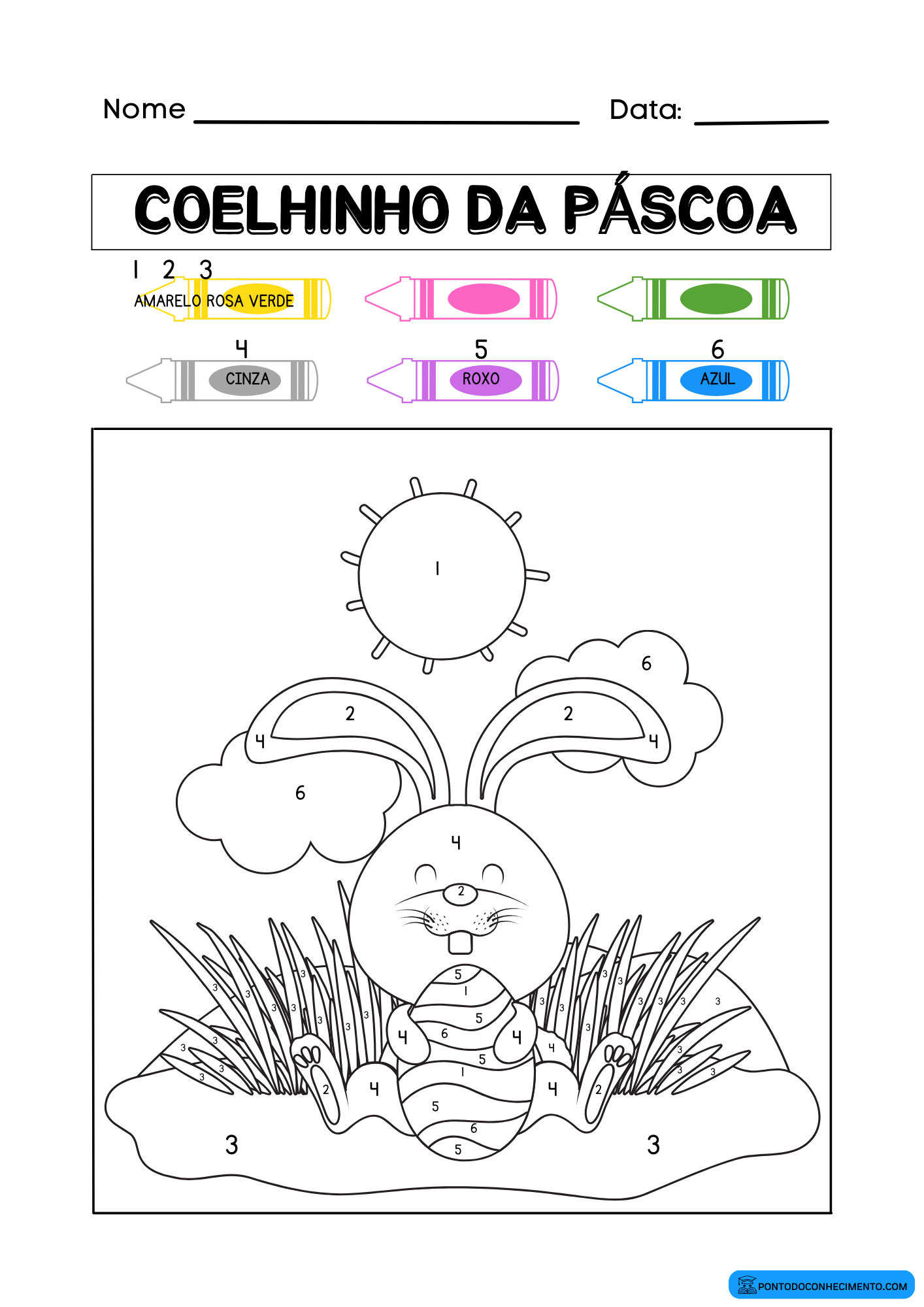 Atividades De Páscoa Para Educação Infantil Ponto Do Conhecimento 3667