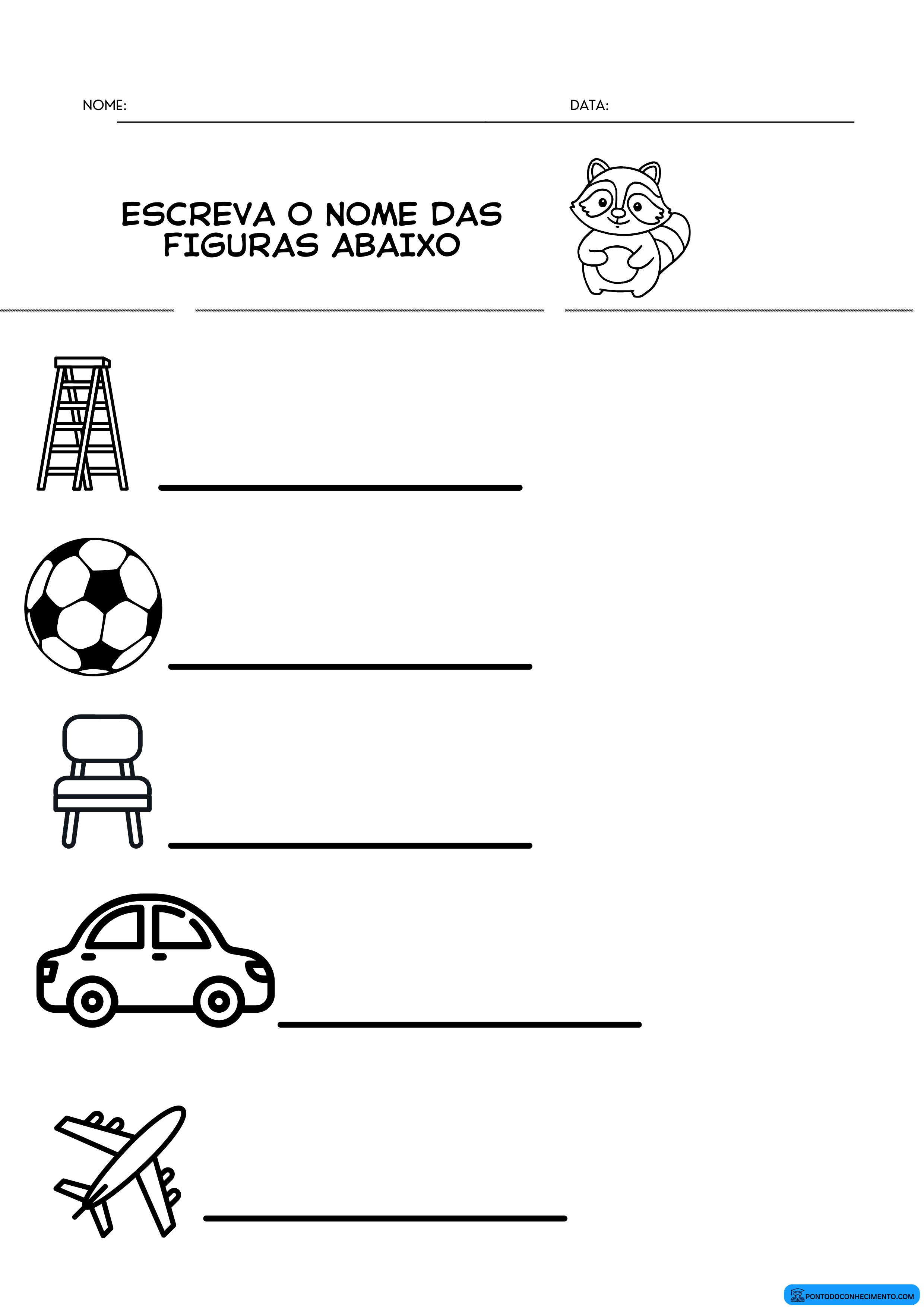 Atividades Escreva O Nome Das Figuras REVOEDUCA Atividades Escreva O Nome Das Figuras REVOEDUCA