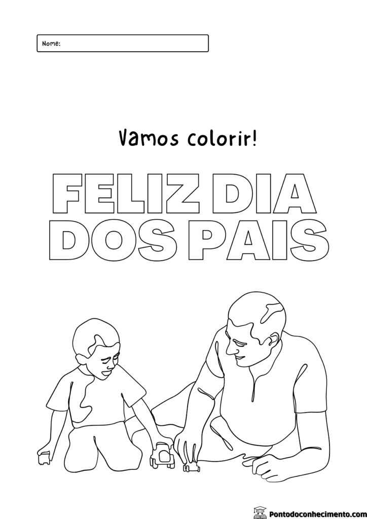 Atividade para o dia dos pais - Ponto do Conhecimento