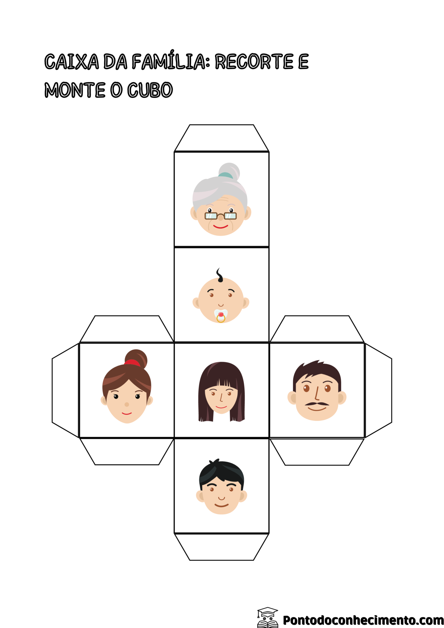 Atividade sobre família para educação infantil - Ponto do Conhecimento