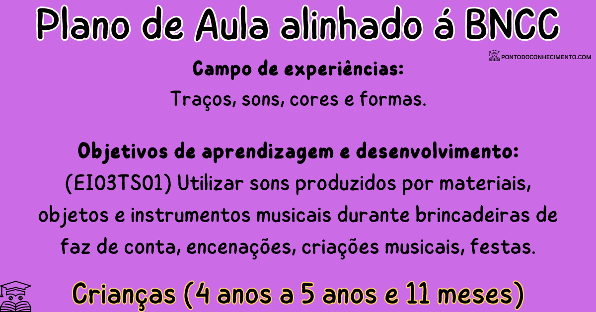 Você está visualizando atualmente Plano de aula em conformidade com a Base Nacional Comum Curricular para a Educação Infantil – EI03TS01