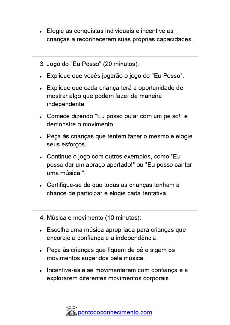 Aula Pr Tica Com A Habilidade Ei Eo Agir De Maneira Independente Com Confian A Em Suas