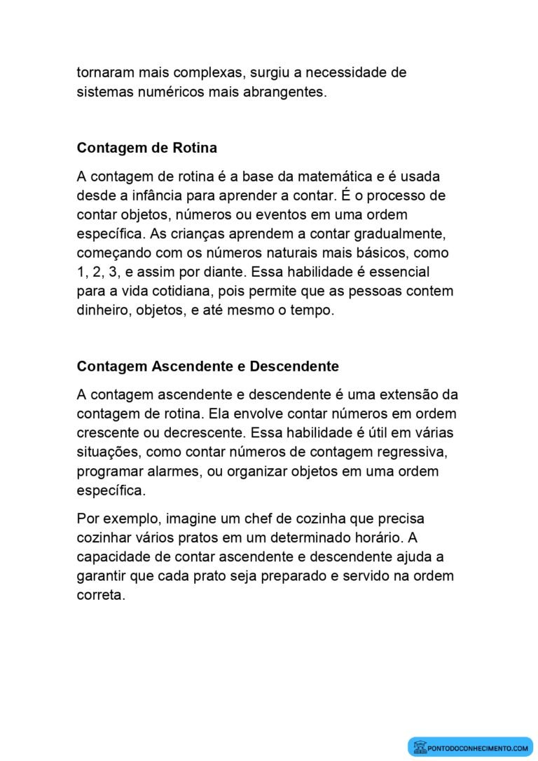HISTÓRIA DA MATEMÁTICA HABILIDADE EF01MA23MG - Ponto do Conhecimento
