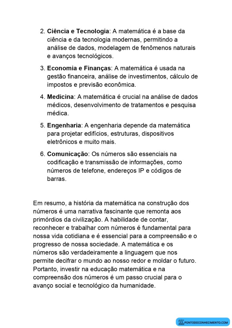 HISTÓRIA DA MATEMÁTICA HABILIDADE EF01MA23MG - Ponto do Conhecimento