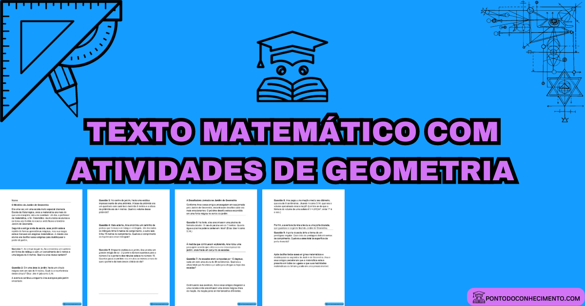 Você está visualizando atualmente Texto matemático com atividades de geometria