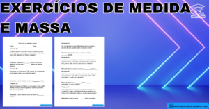 Leia mais sobre o artigo Exercícios de medida e massa