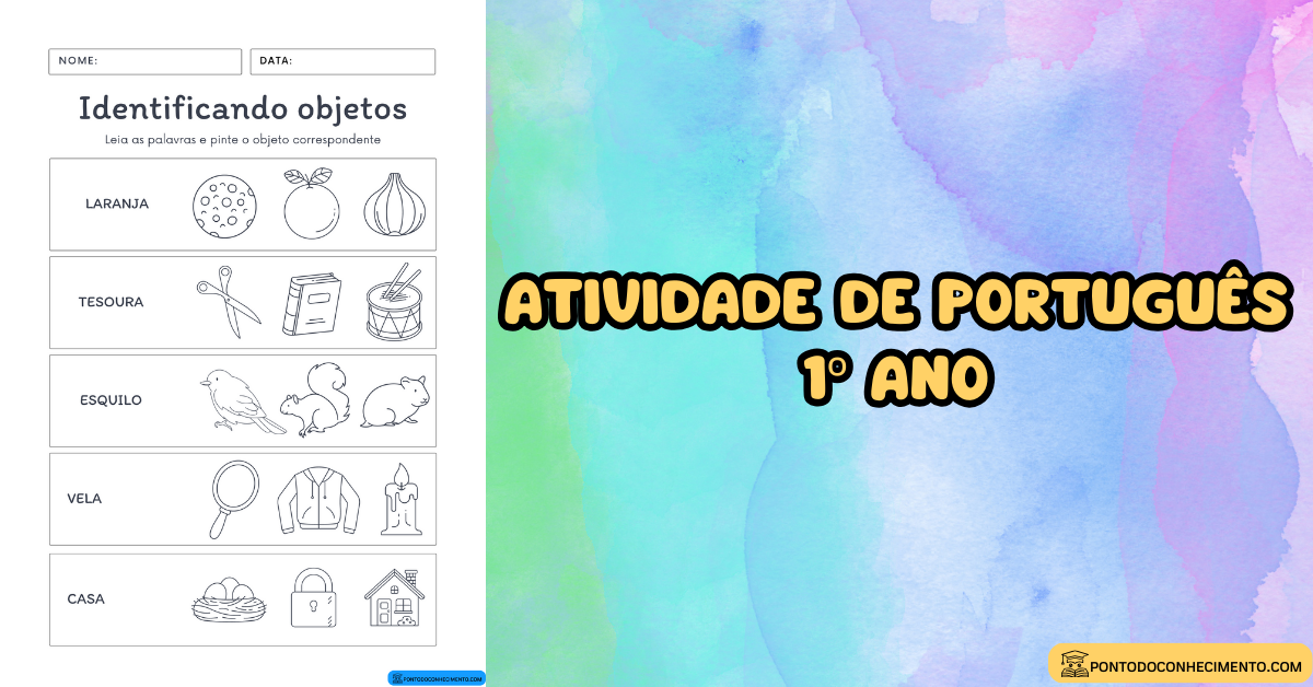 Você está visualizando atualmente Atividade de português 1º ano