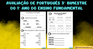 Leia mais sobre o artigo Avaliação de Português 3º Bimestre do 1º Ano do Ensino Fundamental