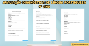 Leia mais sobre o artigo Avaliação diagnóstica de Língua Portuguesa 4º ano