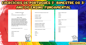 Leia mais sobre o artigo Exercícios de português 2º bimestre do 3º ano do Ensino Fundamental