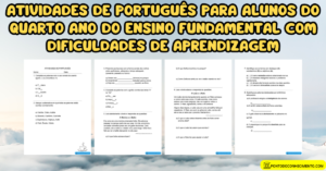 Leia mais sobre o artigo Atividades de português de recuperação para o quarto ano do ensino fundamental