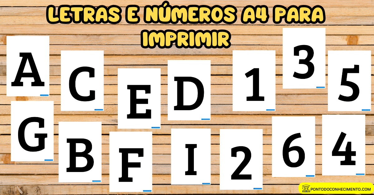 Você está visualizando atualmente Letras e números A4 para imprimir