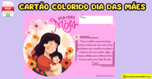 Leia mais sobre o artigo Cartão colorido dia das mães