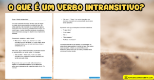 Leia mais sobre o artigo O que é um Verbo intransitivo?