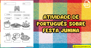 Leia mais sobre o artigo Atividade de português sobre festa junina