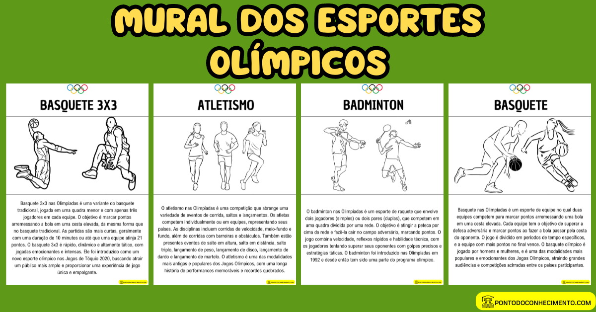 Você está visualizando atualmente Mural dos esportes olímpicos