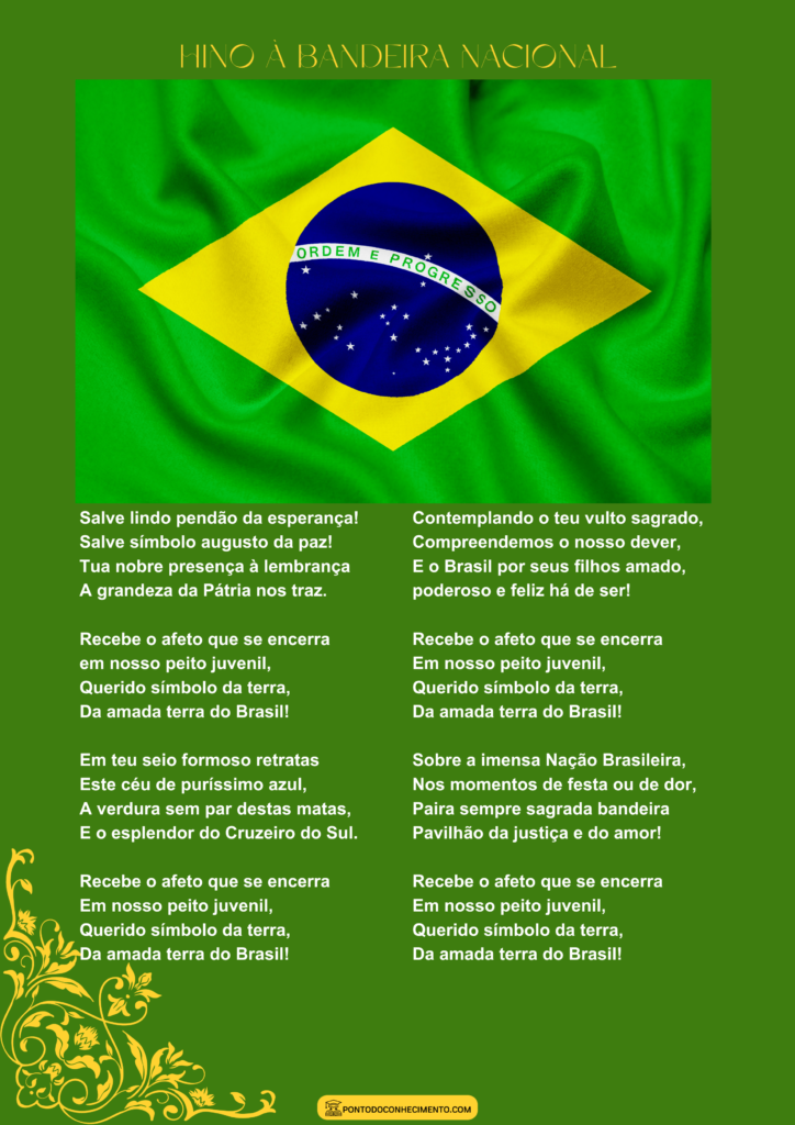 Hino à Bandeira Nacional e Hino da proclamação da republica - Ponto do ...