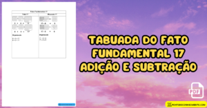 Leia mais sobre o artigo Tabuada do fato fundamental 17 adição e subtração