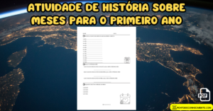 Leia mais sobre o artigo Atividade de história sobre meses para o primeiro ano