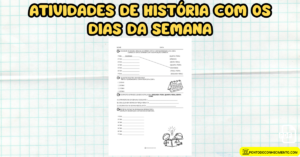 Leia mais sobre o artigo Atividades de história com os dias da semana