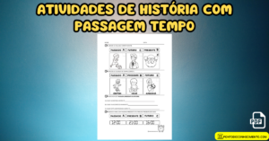 Leia mais sobre o artigo Atividades de história com passagem tempo