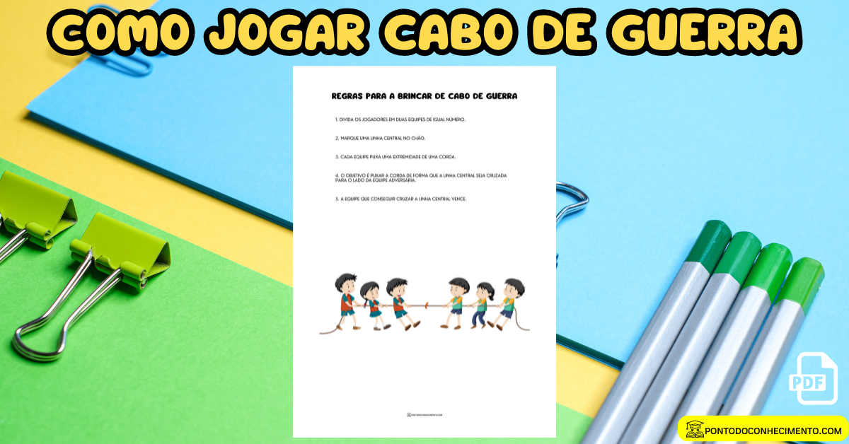 Como jogar cabo de guerra ponto do conhecimento