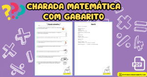Leia mais sobre o artigo Charada matemática com gabarito