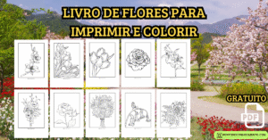 Leia mais sobre o artigo Livro de flores para imprimir e colorir