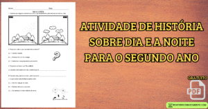 Leia mais sobre o artigo Atividade de história sobre dia e a noite para o segundo ano