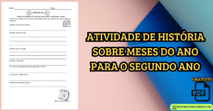 Leia mais sobre o artigo Atividade de história sobre meses do ano para o segundo ano