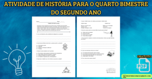 Leia mais sobre o artigo Atividade de história para o quarto bimestre do segundo ano