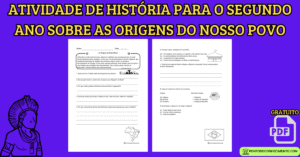 Leia mais sobre o artigo Atividade de história para o segundo ano sobre As Origens do Nosso Povo