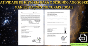 Leia mais sobre o artigo Atividade de história para o segundo ano sobre Manifestações culturais locais