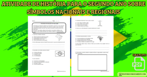 Leia mais sobre o artigo Atividade de história para o segundo ano sobre Símbolos nacionais e regionais