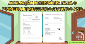 Leia mais sobre o artigo Avaliação de história para o primeiro bimestre do segundo ano