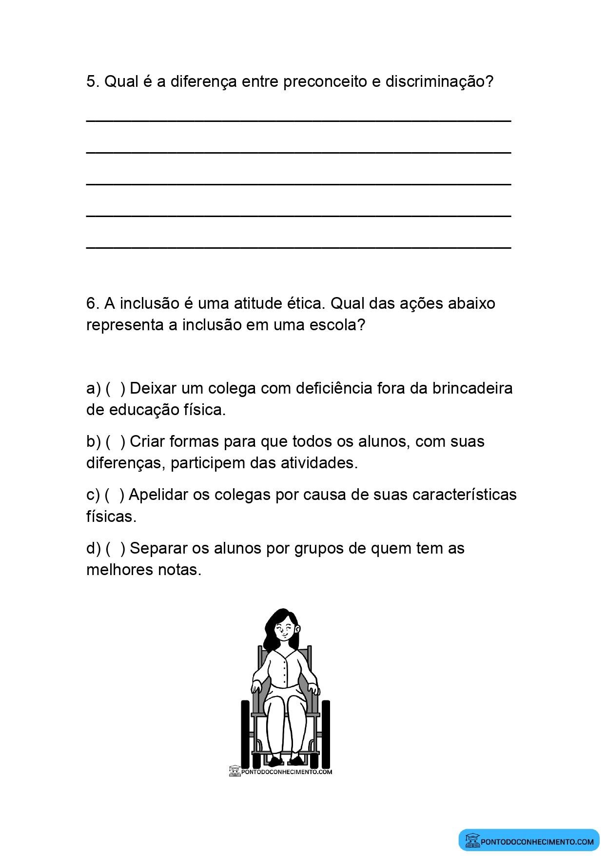 Atividade de História 4º ano sobre pluralidade cultural e respeito mútuo