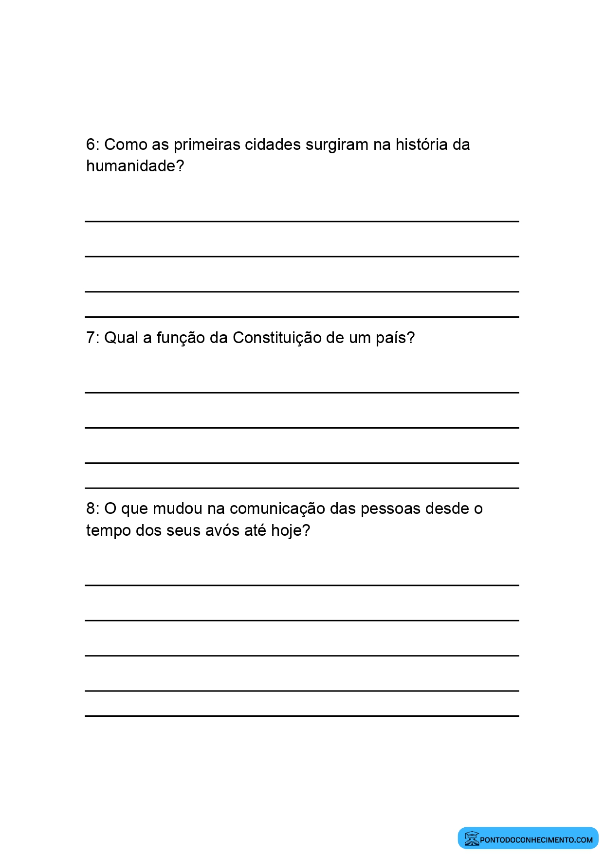 Avaliação diagnóstica 5º ano BNCC