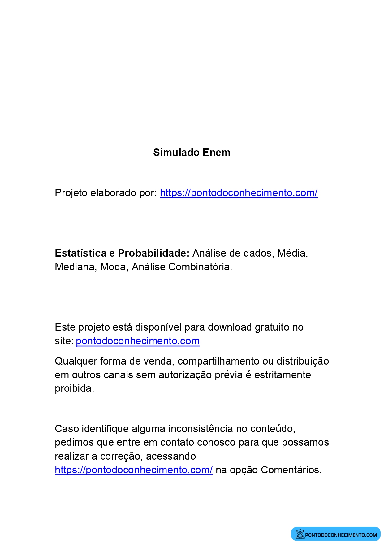 Estatística e Probabilidade