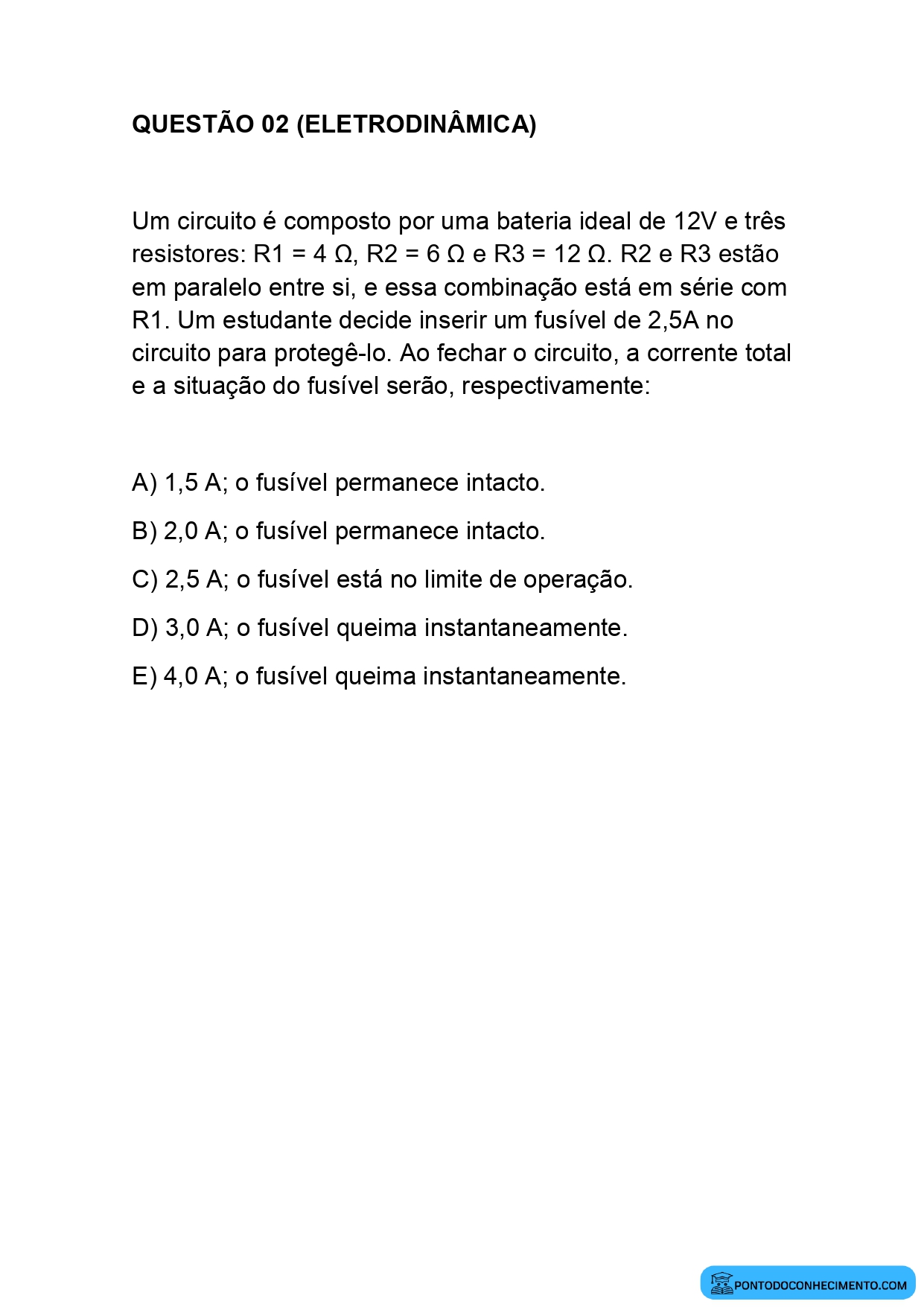 Simulado Enem Física em PDF
