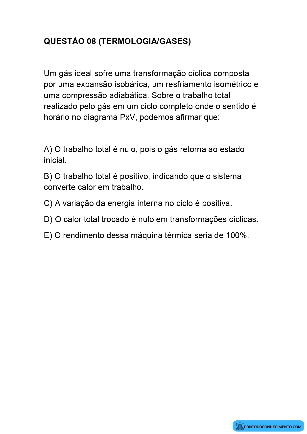 Prova de Física ENEM